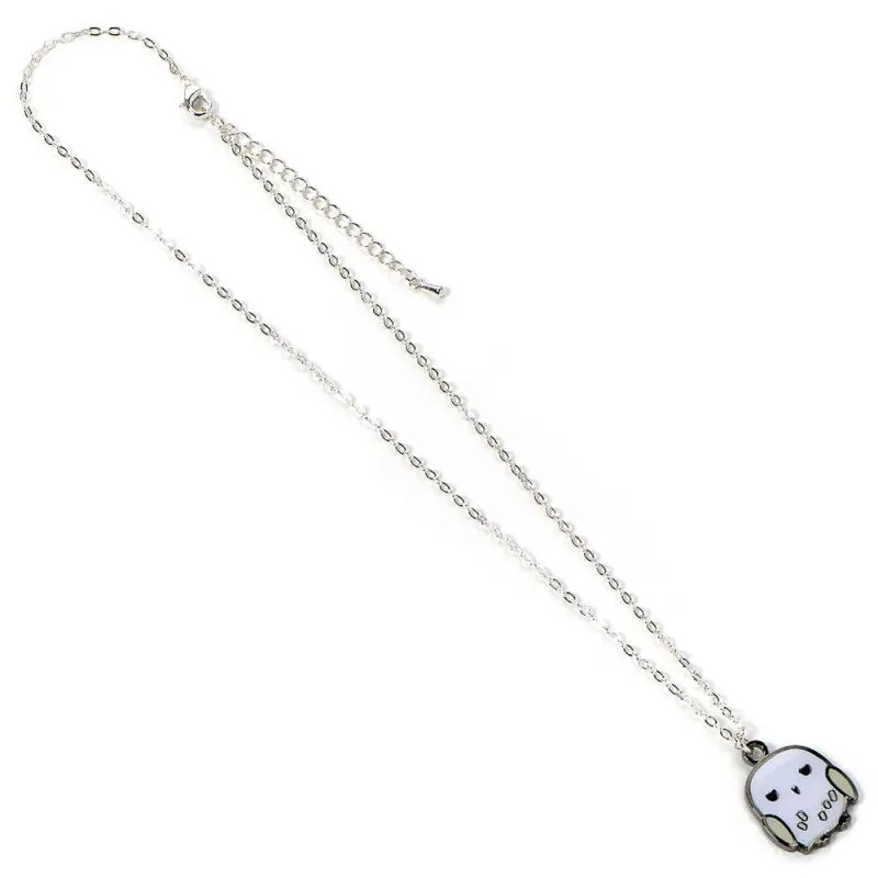 Harry Potter Cutie Collection pendentif et collier plaqué argent Hedwig | 5055583441998