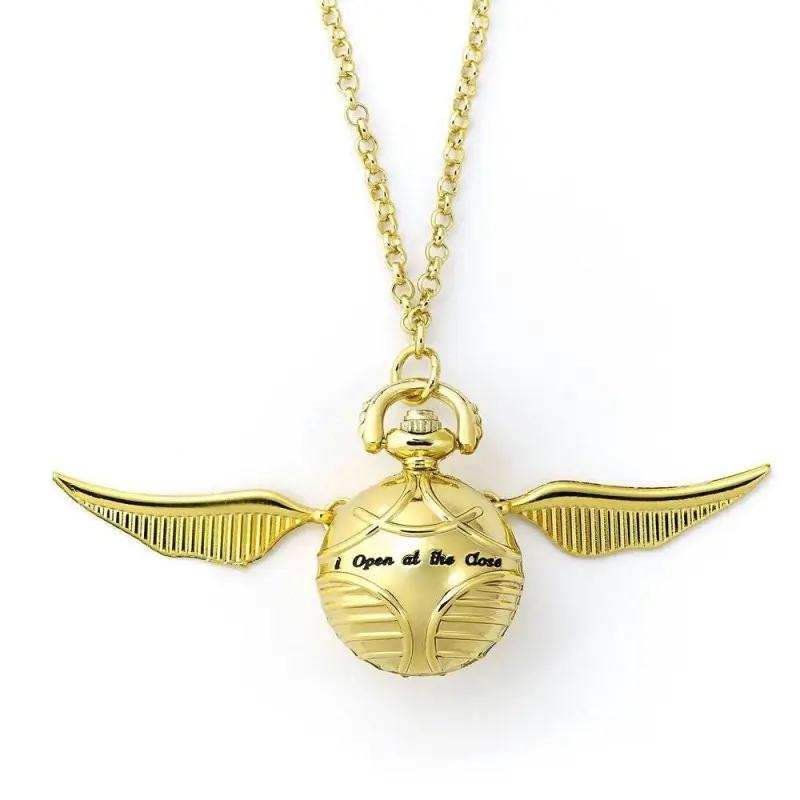 Harry Potter collier avec horloge Vif d'or (plaqué or) | 5055583426858