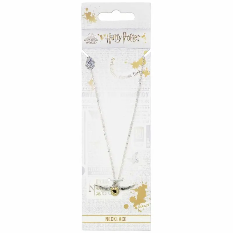 Harry Potter pendentif et collier plaqué argent Vif d´Or | 5055583441776