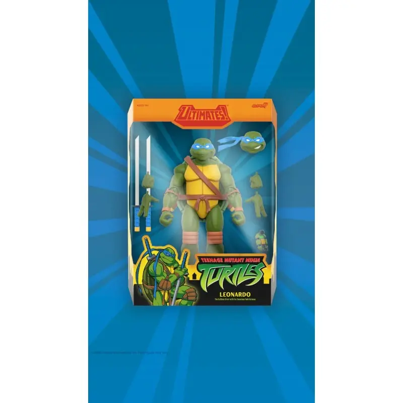 Teenage Mutant Ninja Turtles figurine Ultimates Wave 12 Leonardo 18 cm | 0840049877313