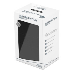 produit : Twin Flip`n`Tray 160+ XenoSkin Monocolor Noir marque : Ultimate Guard