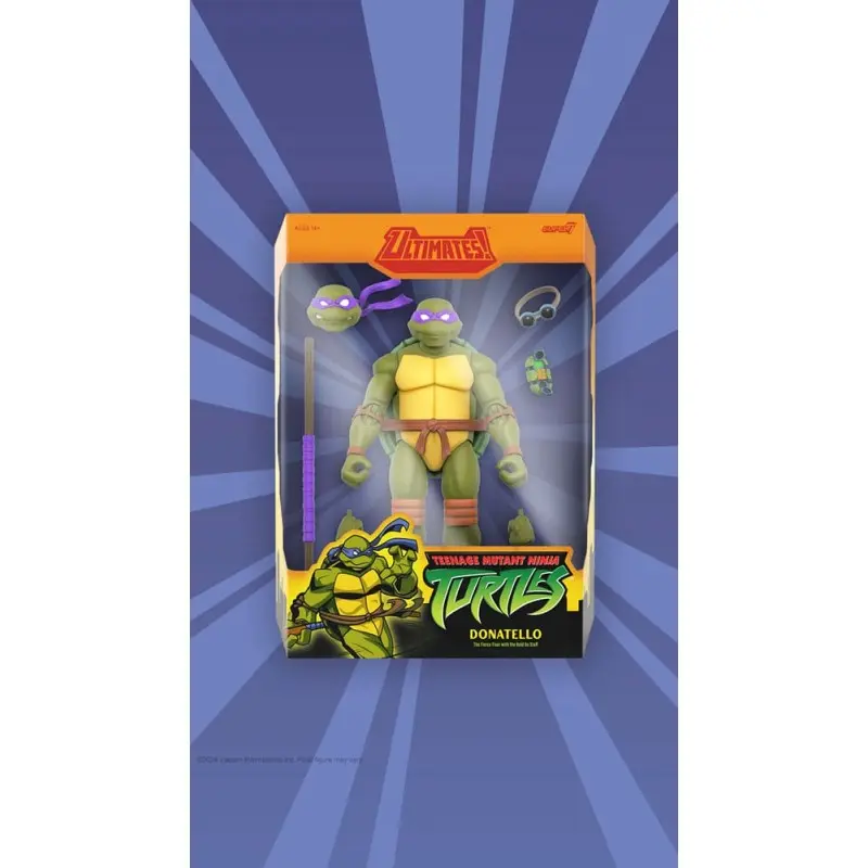 Teenage Mutant Ninja Turtles figurine Ultimates Wave 12 Donatello 18 cm | 0840049888883