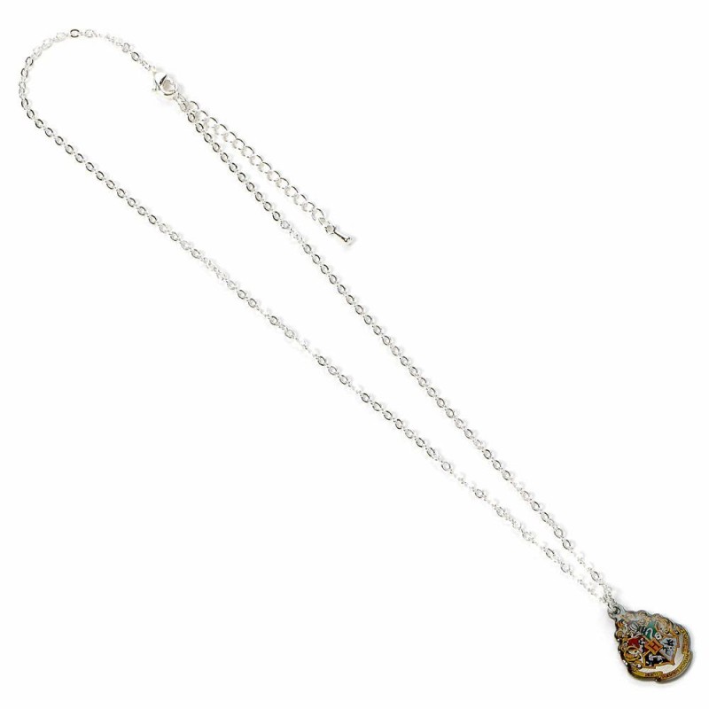Harry Potter pendentif et collier plaqués argent Hogwarts 