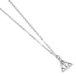 Harry Potter pendentif et collier plaqués argent Deathly Hallows | 5055583441905