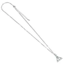 Harry Potter pendentif et collier plaqués argent Deathly Hallows | 5055583441905