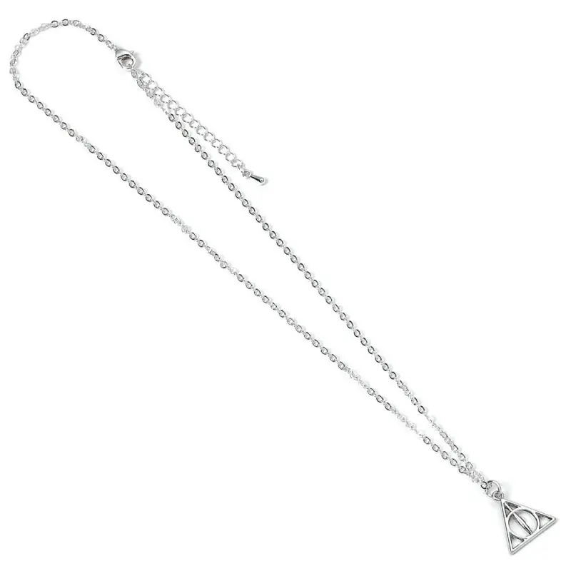Harry Potter pendentif et collier plaqués argent Deathly Hallows | 5055583441905