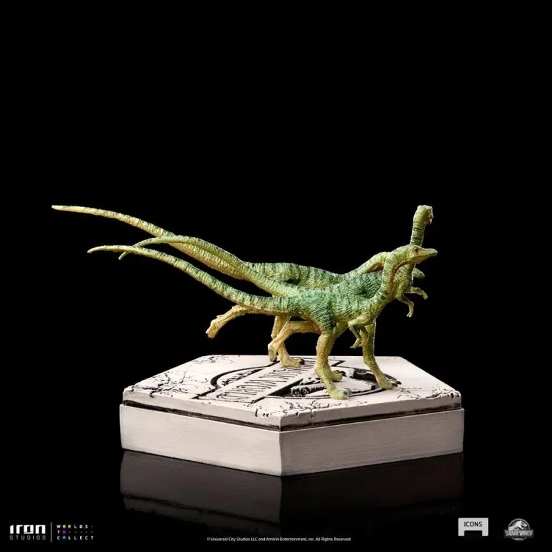 Jurassic World Icons statuette Compsognathus 5 cm | 0618231952007