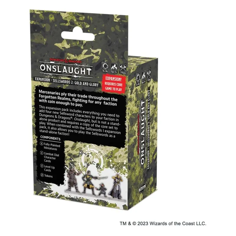 Dungeons & Dragons extension jeu de figurines Expansion - Sellswords 2 - Gold and Glory *ANGLAIS* | 0634482897249
