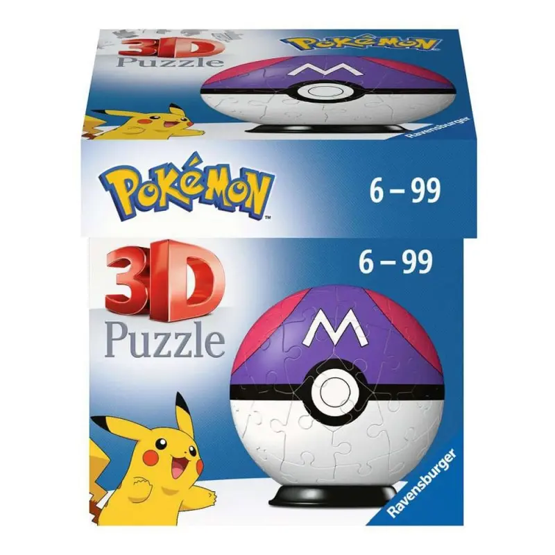 Pokémon puzzle 3D Pokéballs: Master Ball (55 pièces) | 4005556115648