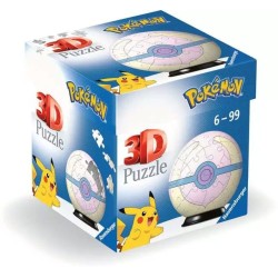 Pokémon puzzle 3D Pokéballs: Soin Ball (55 pièces)
