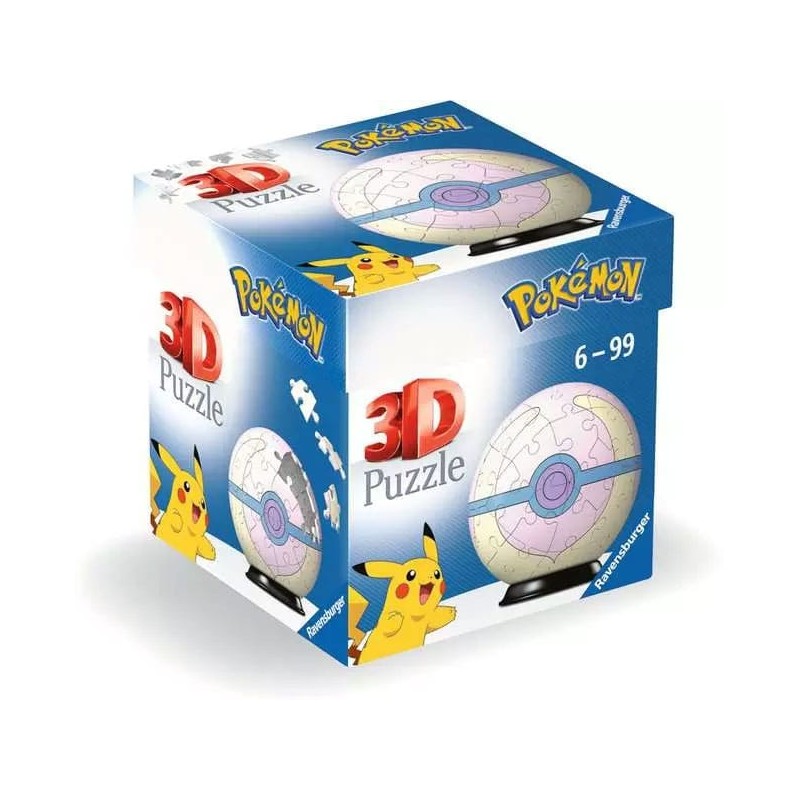 Pokémon puzzle 3D Pokéballs: Soin Ball (55 pièces)