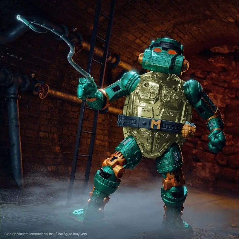 Les Tortues ninja figurine Ultimates Warrior Metalhead Michelangelo 18 cm | 0840049826106
