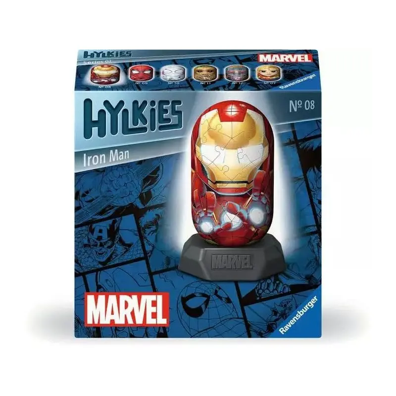 Marvel Puzzle 3D Iron Man Hylkies (54 pièces) | 4005555011576
