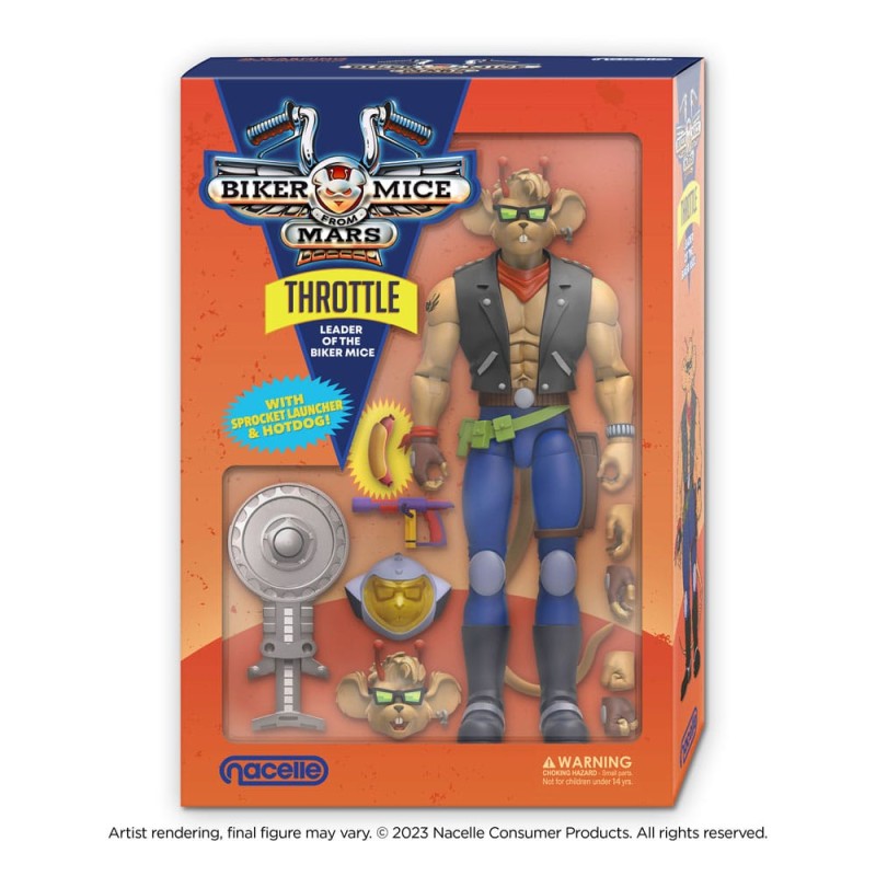 Les Motards de l'espace figurine Throttle 18 cm