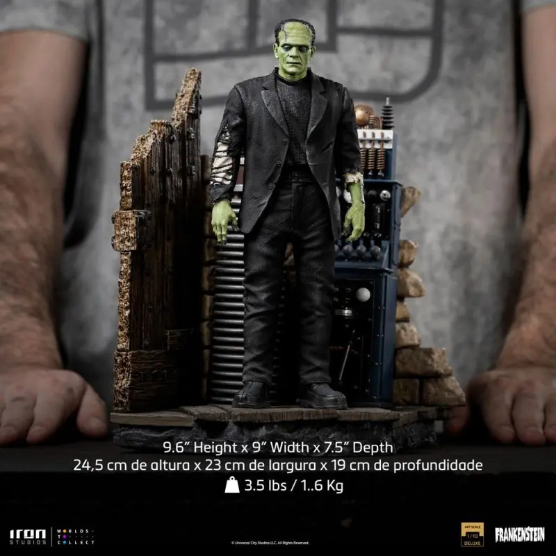 Universal Monsters statuette 1/10 Deluxe Art Scale Frankenstein Monster 24 cm | 0618231952458