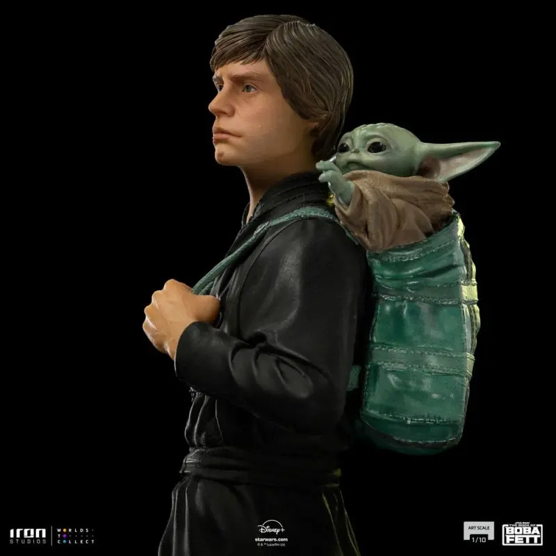 Star Wars Book of Boba Fett statuette 1/10 Art Scale Luke Skywalker & Grogu Training 20 cm | 0618231952502