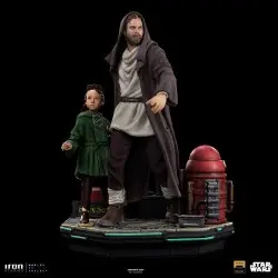 Star Wars: Obi-Wan Kenobi statuette Deluxe Art Scale 1/10 Obi-Wan & Young Leia 20 cm | 0618231952748