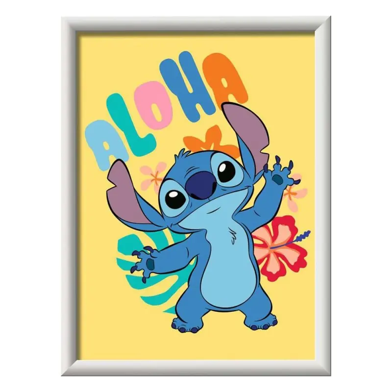 Disney set de peinture par numéros Aloha Stitch 18 x 24 cm *ALLEMAND* | 4005556237678