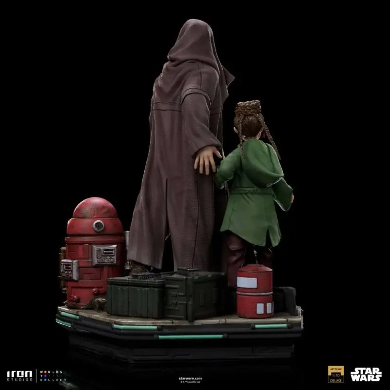 Star Wars: Obi-Wan Kenobi statuette Deluxe Art Scale 1/10 Obi-Wan & Young Leia 20 cm | 0618231952748