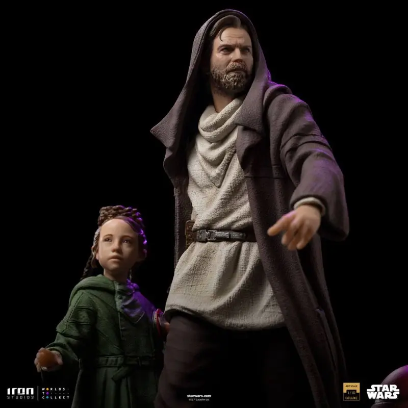 Star Wars: Obi-Wan Kenobi statuette Deluxe Art Scale 1/10 Obi-Wan & Young Leia 20 cm | 0618231952748