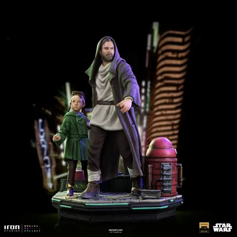 Star Wars: Obi-Wan Kenobi statuette Deluxe Art Scale 1/10 Obi-Wan & Young Leia 20 cm | 0618231952748