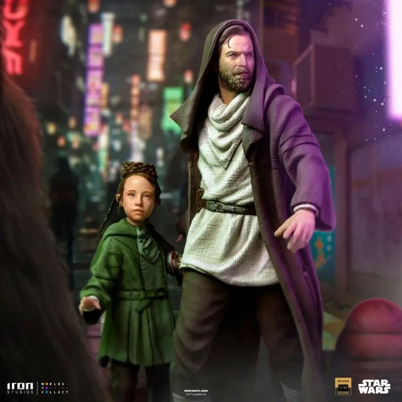 Star Wars: Obi-Wan Kenobi statuette Deluxe Art Scale 1/10 Obi-Wan & Young Leia 20 cm | 0618231952748