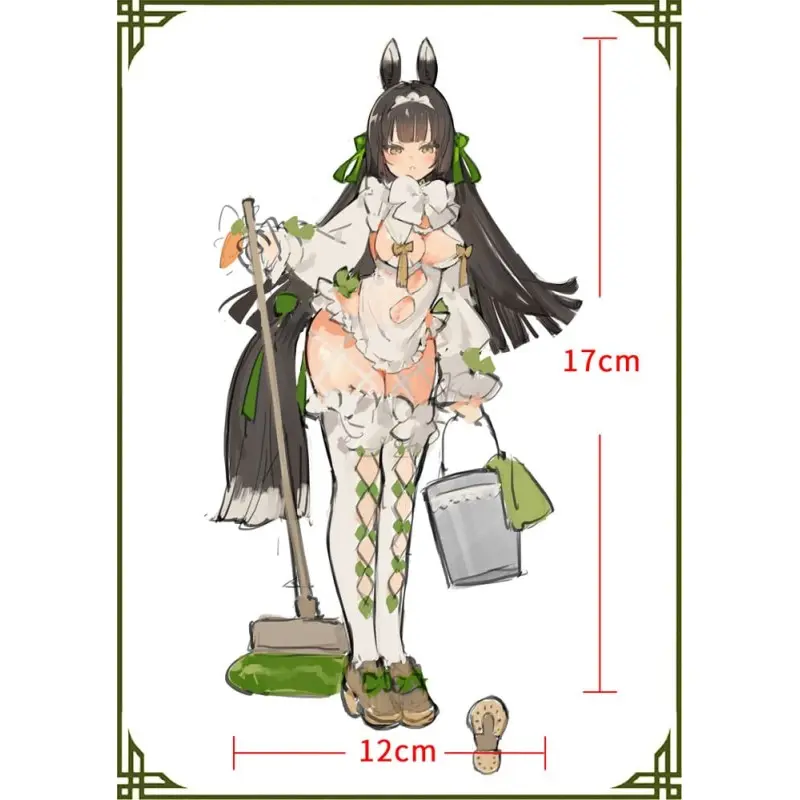 Original Character statuette PVC 1/7 Horse Different Species Horse Maid Midori-chan 24 cm  | 6976539770025