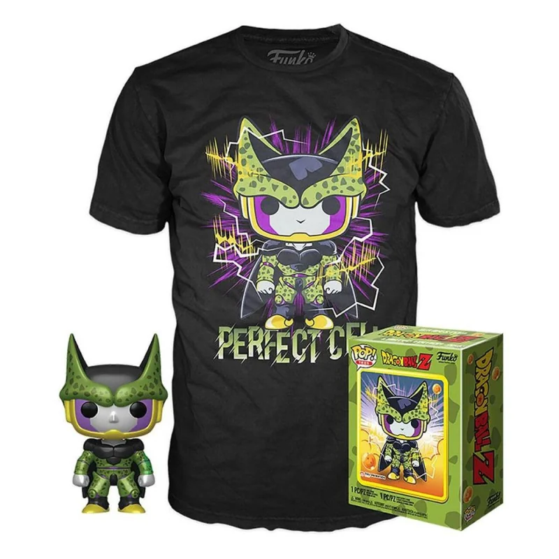 Licentie: Dragon Ball
Product: Dragon Ball Z Funko POP! & Perfect Cell beeldje en T-Shirt set
Merk: Funko