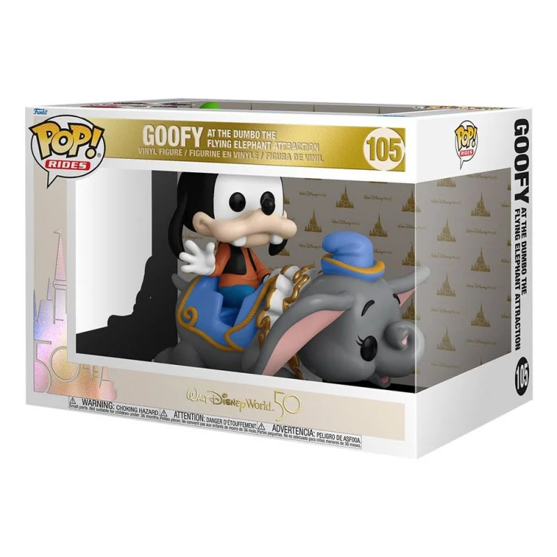 Licentie: Disney
Walt Disney World 50th Anniversary Funko POP! Rides Super Deluxe Vinyl Dumbo/Goofy Figuur 15 cm
Funko