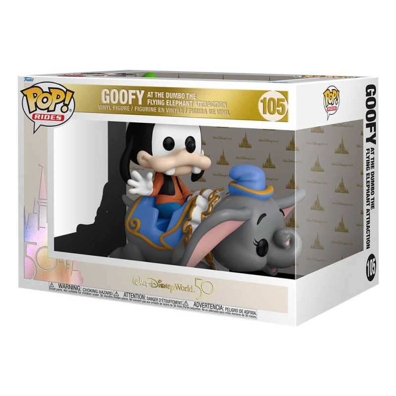 License : Disney
Walt Disney World 50th Anniversary Funko POP! Rides Super Deluxe Vinyl figurine Dumbo/Goofy 15 cm
Funko