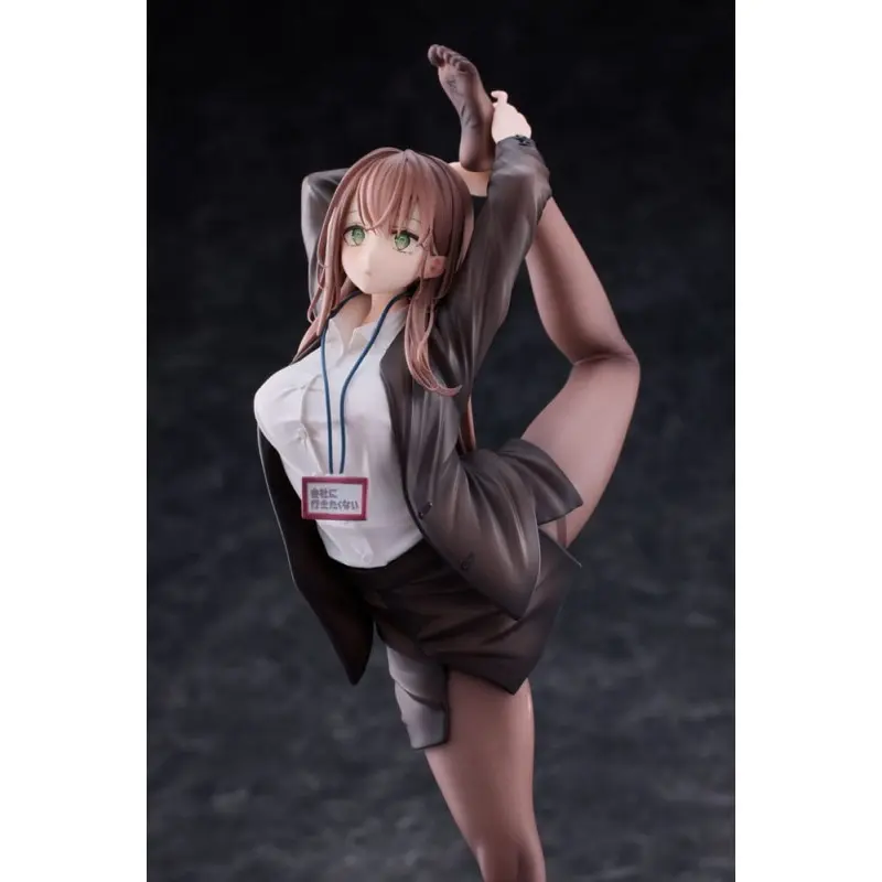 Original Character statuette PVC 1/6 OL-chan Who Doesn't Want to Go to Work White Ver. Deluxe Edition 26 cm    | 6976539770919