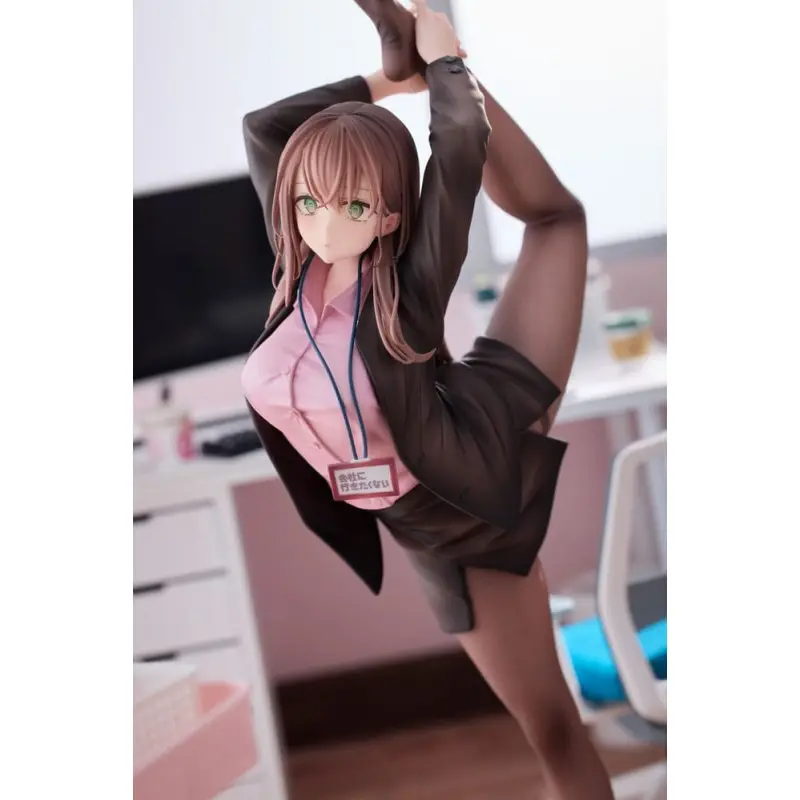 Original Character statuette PVC 1/6 OL-chan Who Doesn't Want to Go to Work Pink Ver. Deluxe Edition 26 cm    | 6976539770933