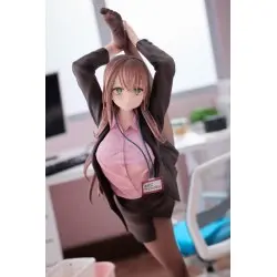 Original Character statuette PVC 1/6 OL-chan Who Doesn't Want to Go to Work Pink Ver. Deluxe Edition 26 cm    | 6976539770933