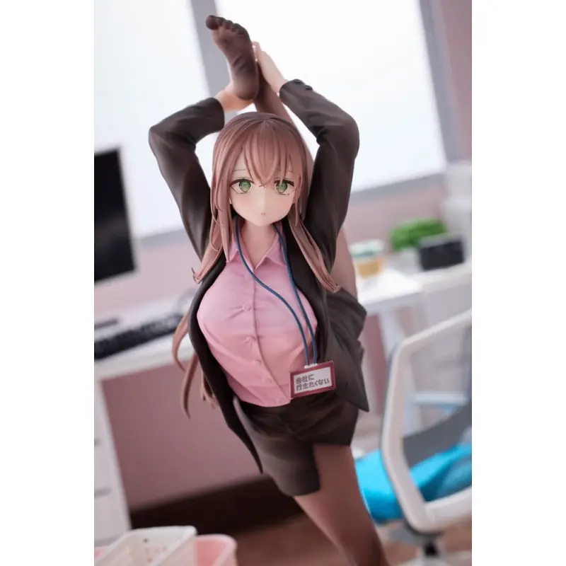 Original Character statuette PVC 1/6 OL-chan Who Doesn't Want to Go to Work Pink Ver. Deluxe Edition 26 cm    | 6976539770933