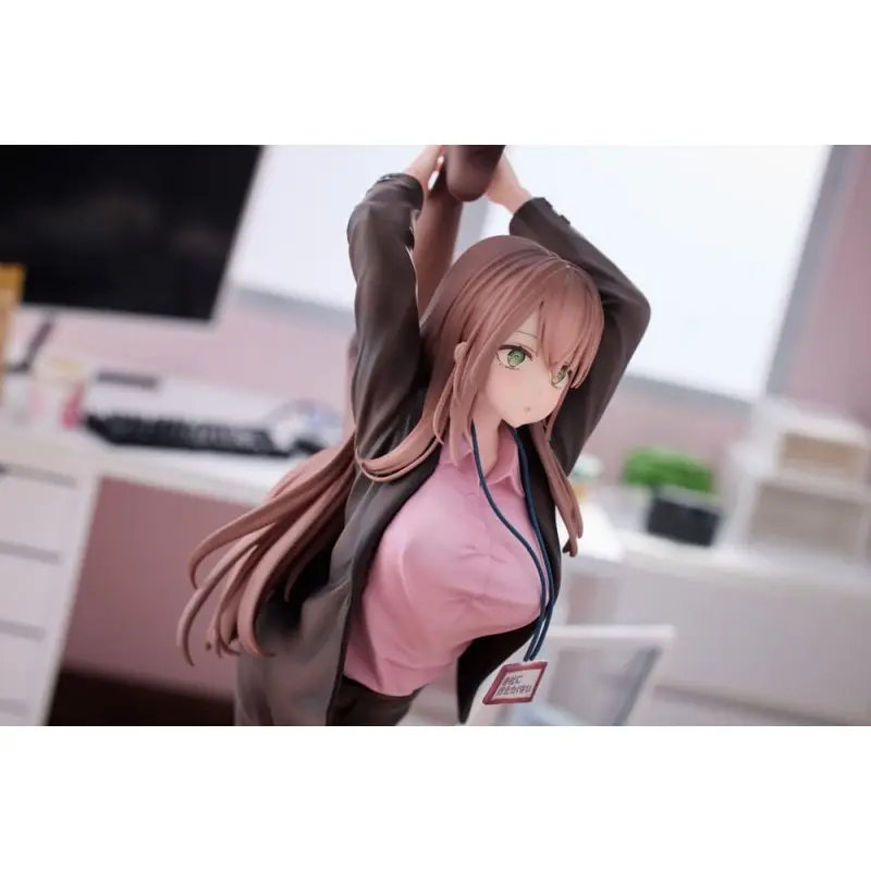 Original Character statuette PVC 1/6 OL-chan Who Doesn't Want to Go to Work Pink Ver. Deluxe Edition 26 cm    | 6976539770933