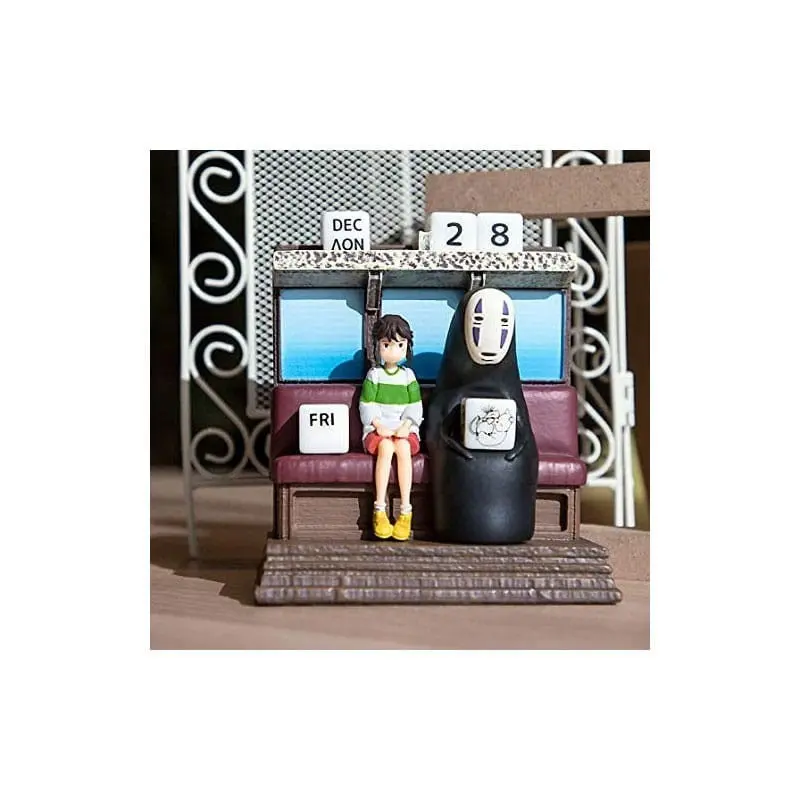 Le Voyage de Chihiro statuette Three-wheeler Diorama / Calendar Take Unabara Train 11 cm | 4990593457724