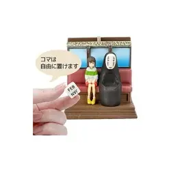 Le Voyage de Chihiro statuette Three-wheeler Diorama / Calendar Take Unabara Train 11 cm | 4990593457724
