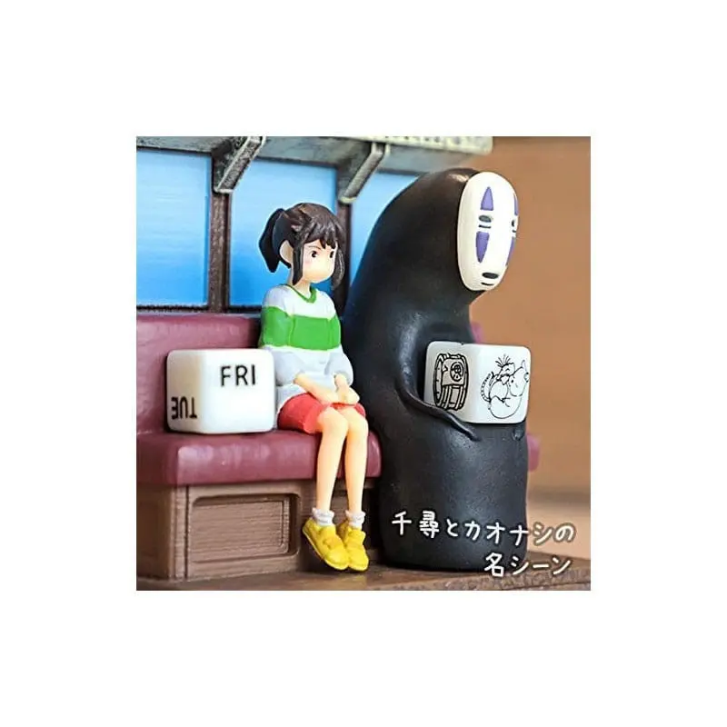 Le Voyage de Chihiro statuette Three-wheeler Diorama / Calendar Take Unabara Train 11 cm | 4990593457724