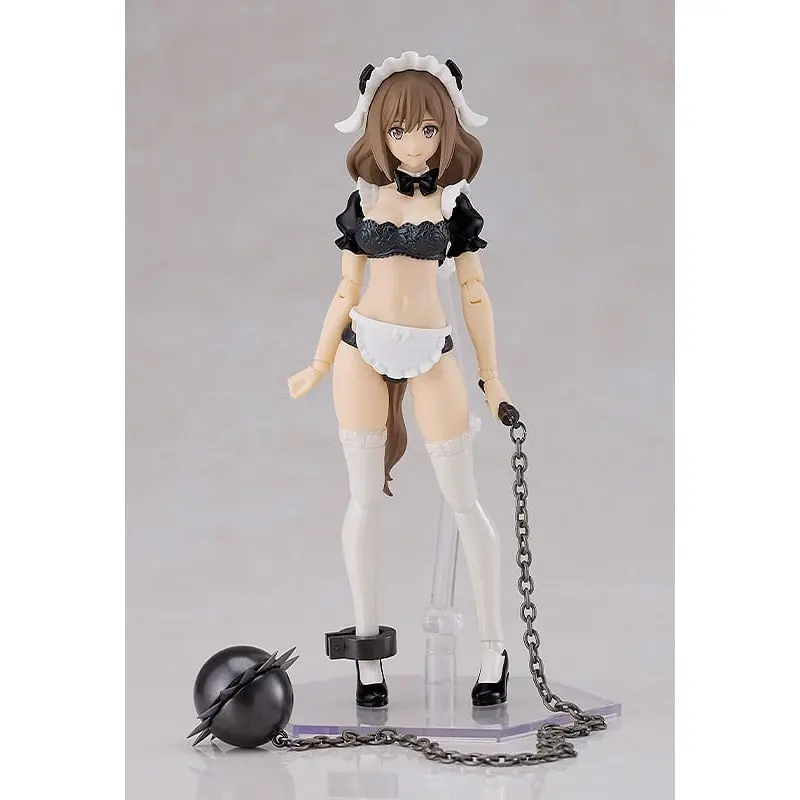 Guilty Princess figurine PLAMAX GP-07 Underwear Body Girl Ran & Jelly: Maid Ver. Set 16 cm | 4545784013519