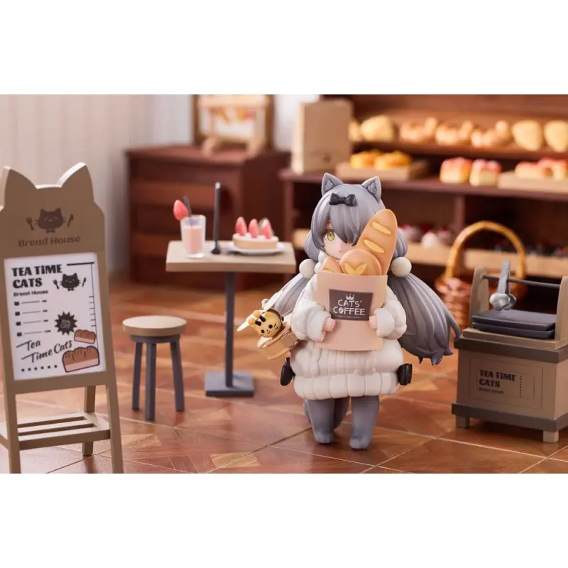 Decorated Life Collection statuette PVC Tea Time Cats - Cat Town Bakery Staff & Customer Set 12 cm | 6972228190617