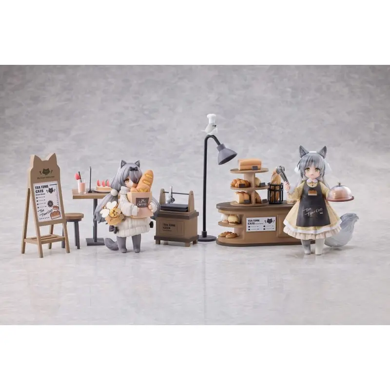 Decorated Life Collection statuette PVC Tea Time Cats - Cat Town Bakery Staff & Customer Set 12 cm | 6972228190617