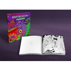 Dungeons & Dragons Adventures Outlined livre de coloriage | 9780786966646