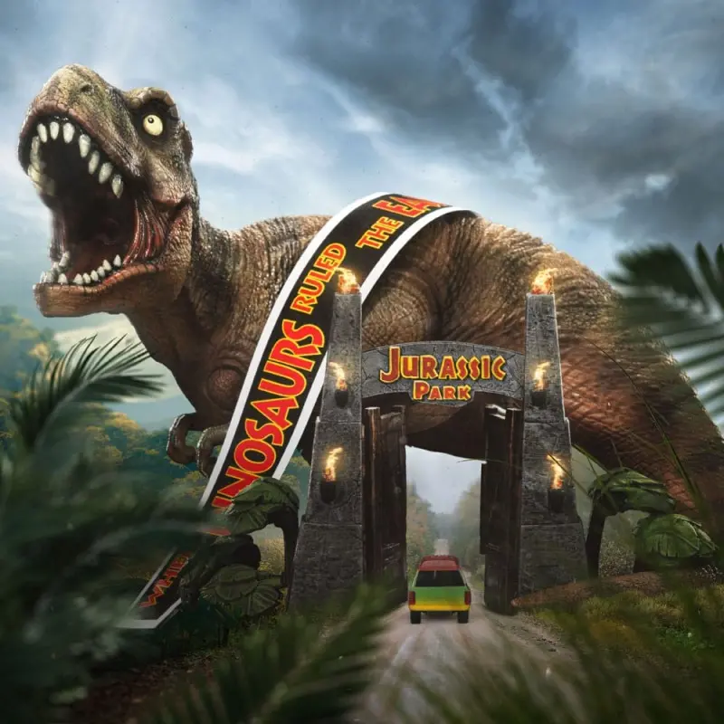 Jurassic Park figurine Mini Co. PVC T-Rex Illusion Deluxe 15 cm | 0618231955169