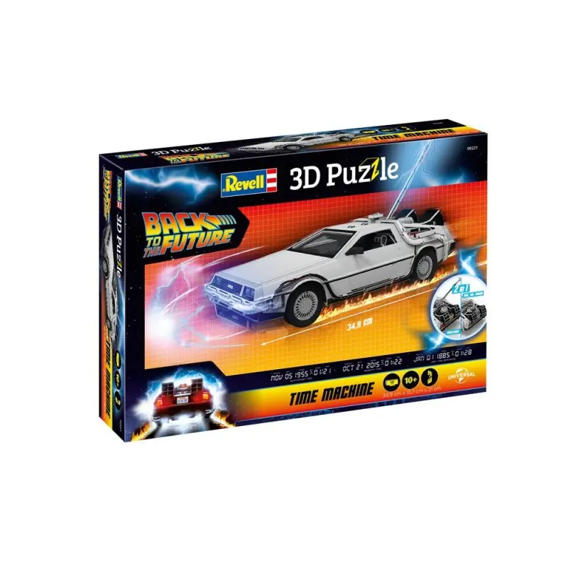 Retour vers le futur puzzle 3D Time Machine | 4009803002217