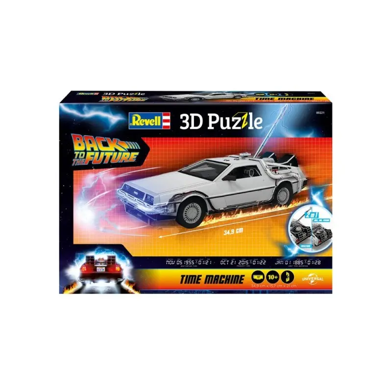 Retour vers le futur puzzle 3D Time Machine | 4009803002217