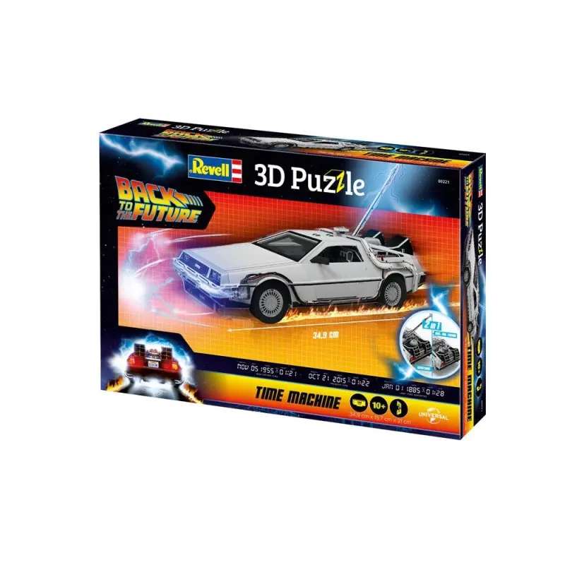 Retour vers le futur puzzle 3D Time Machine | 4009803002217