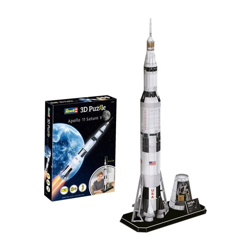 NASA puzzle 3D Apollo 11 Saturn V 81 cm | 4009803002507