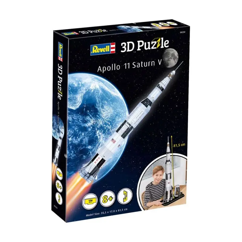 NASA puzzle 3D Apollo 11 Saturn V 81 cm | 4009803002507