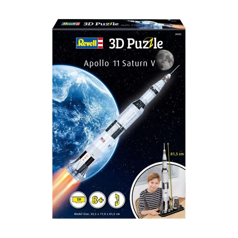 NASA puzzle 3D Apollo 11 Saturn V 81 cm | 4009803002507