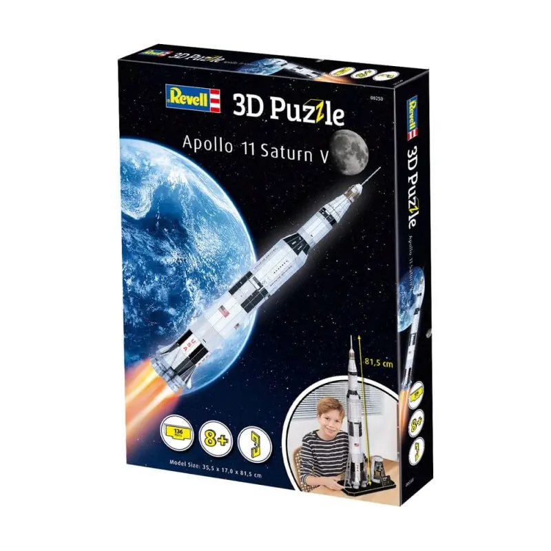 NASA puzzle 3D Apollo 11 Saturn V 81 cm | 4009803002507